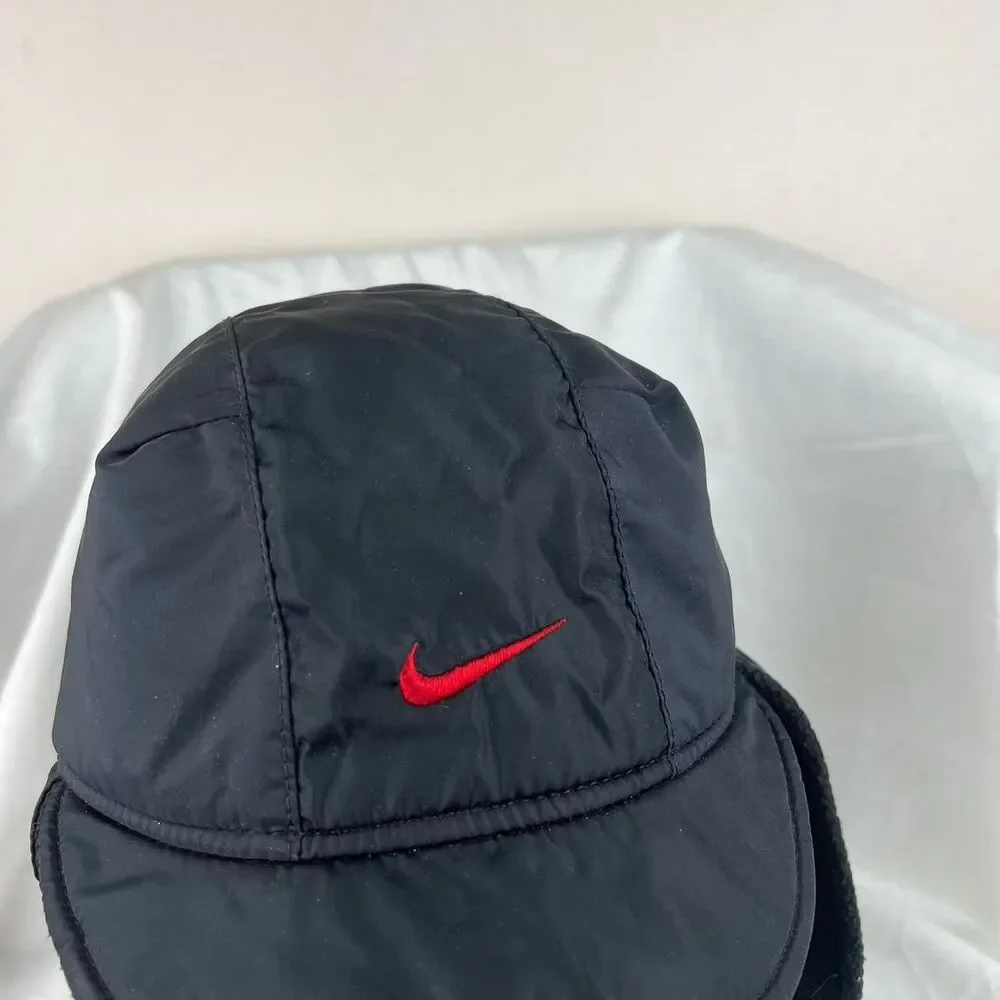 Vintage Nike Nylon/Fleece Dog Ear Hat Cap